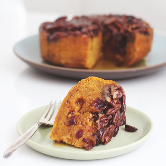 Vegan Upside Down Cake - Recipe photo by aglassjar