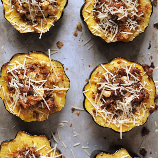 Stuffed Acorn Squash - Recipe photo by Cherished Bliss