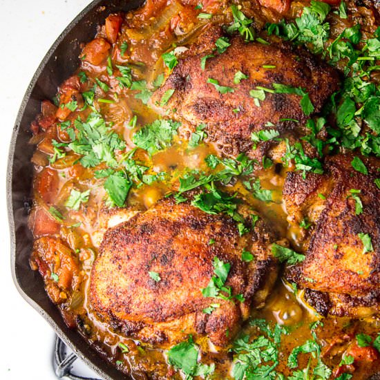 Tomato, Ginger, and Chicken Stew - Recipe photo by nitinbud