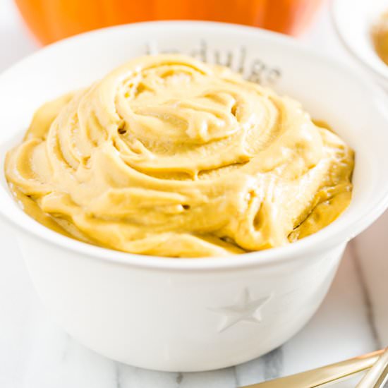 Pumpkin Spice Ice Cream - Recipe photo by Get Inspired Everyday