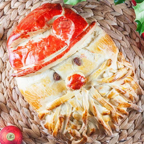 Golden Santa bread - Recipe photo by ohmydish