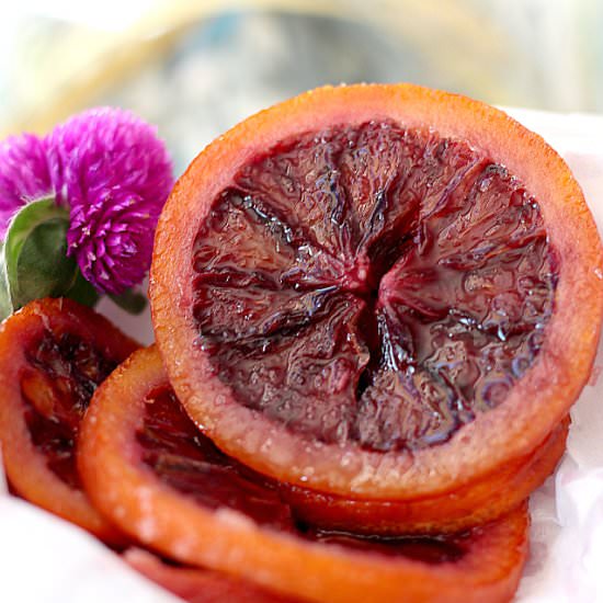 Easy Caramelized Candied Oranges - Recipe photo by Delightful Mom Food