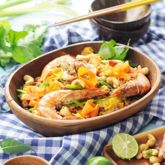 Prawn and Pork Pad Thai - Recipe photo by Beanpanda