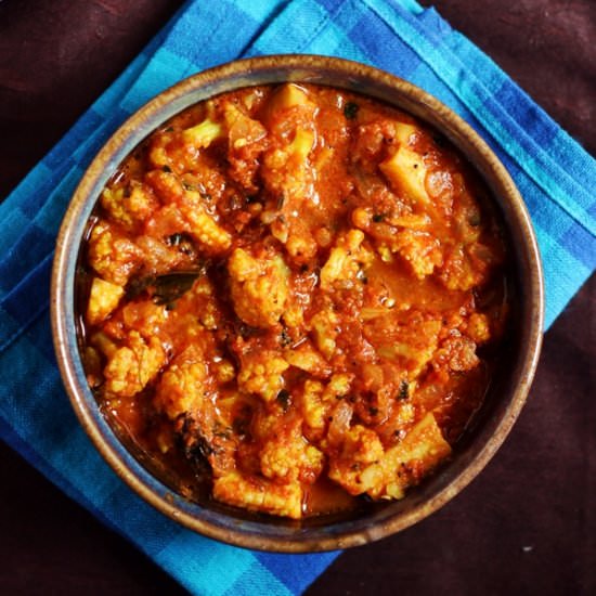 Cauliflower Curry - Recipe photo by Harini123