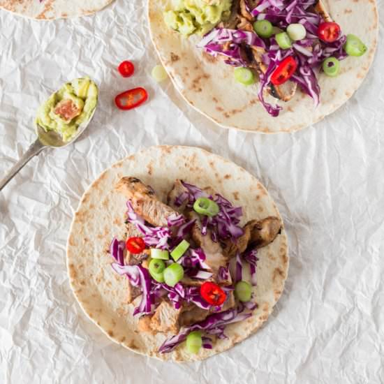 Healthy Smoky Grilled Pork Tacos - Recipe photo by recipesfromapantry