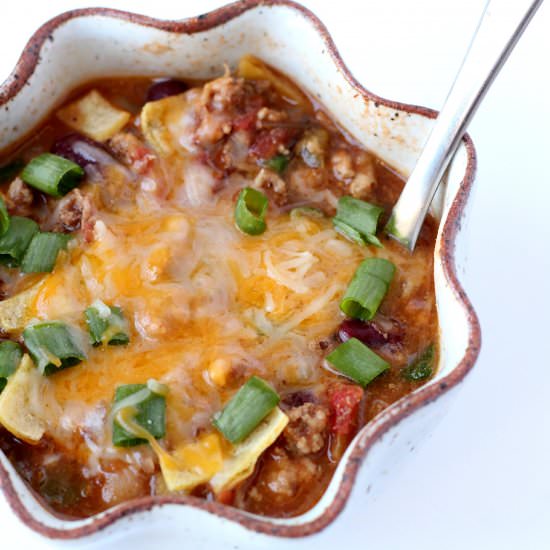 Two Bean Two Meat Chili - Recipe photo by bravoforpaleo
