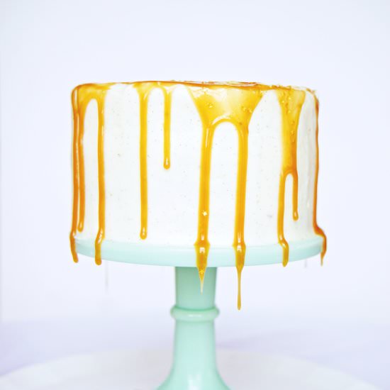 Almond Caramel Celebration Cake - Recipe photo by Rachelsally