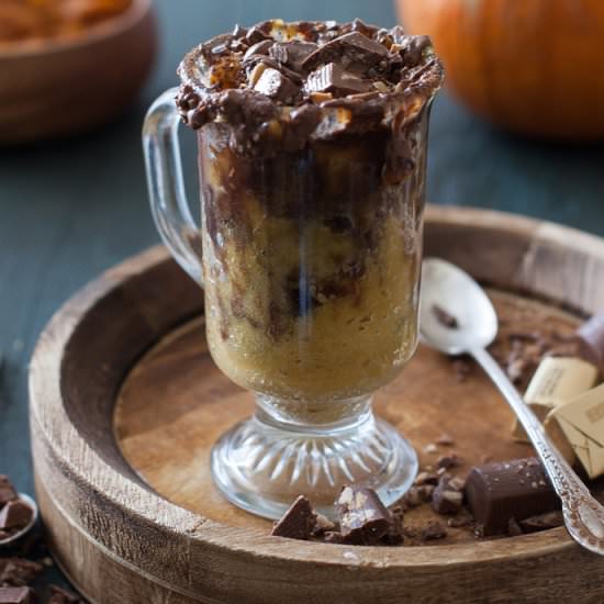 Chocolate Caramel Pumpkin Mud Cake - Recipe photo by Handmade Charlotte