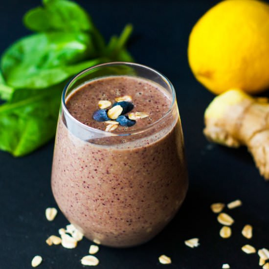 Blueberry Immune-Boosting Smoothie - Recipe photo by estherjane13