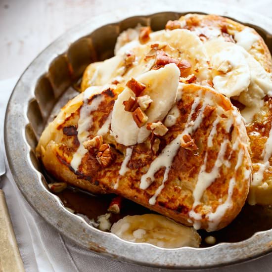 Banana Bread French Toast - Recipe photo by Cafe Delites