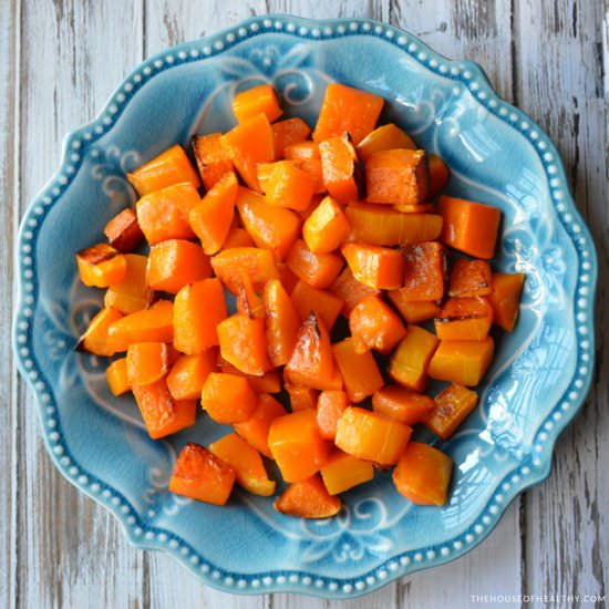 Easiest Ever Butternut Squash - Recipe photo by houseofhealthy