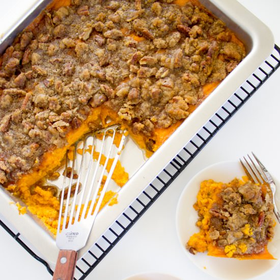 Sweet Potato Casserole - Recipe photo by Gluten Free Blondie