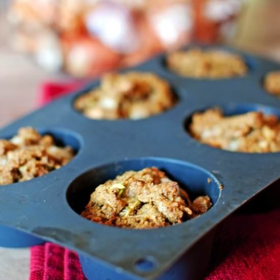 Savoury Buckwheat Muffins - Recipe photo by Healthy Epicurean