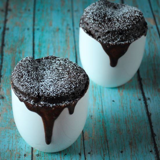 Nutella Mug cake in 2 mins - Recipe photo by laavyskitchen