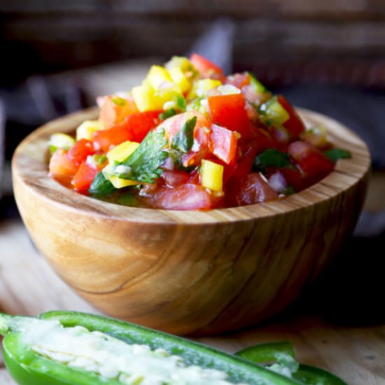 Simple Fresh Salsa - Recipe photo by misspickledplum