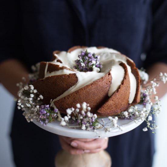 Whole Wheat Purple Carrot Cake - Recipe photo by mattersofthebelly