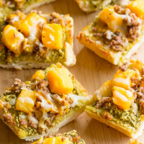 Butternut Squash and Sausage Bread - Recipe photo by Deliciously Sprinkled