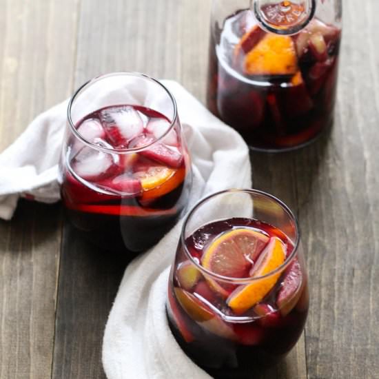 Mulled Apple Cider Sangria - Recipe photo by thegirlonbloor