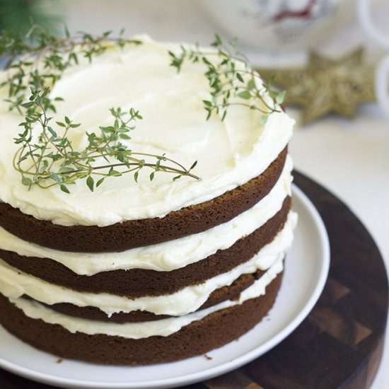 Gingerbread layer cake - Recipe photo by thehousethatlarsbuilt