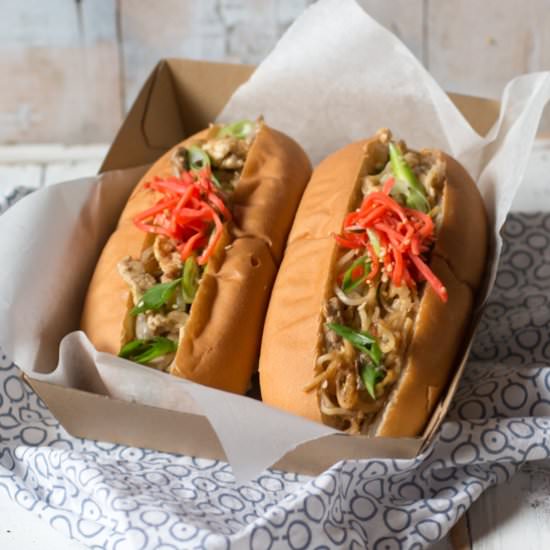 Yakisoba Pan (Roll) - Recipe photo by Chopstick Chronicles