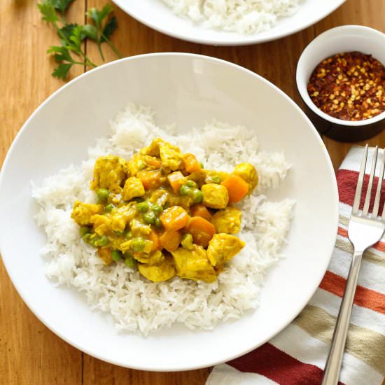 One Pot Indian Chicken Curry - Recipe photo by thegirlonbloor