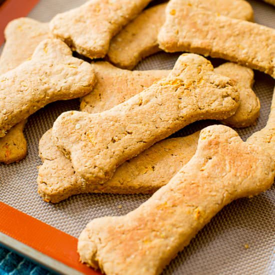 Peanut Butter Carrot Dog Treats - Recipe photo by sallysbakingaddiction