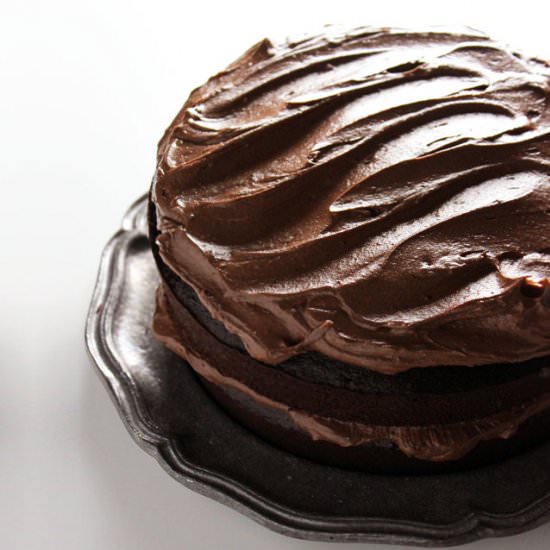 The Ultimate Vegan Chocolate Cake! - Recipe photo by ItDoesntTasteLikeChicken