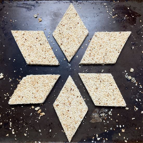 Sesame Seed Nougat - Recipe photo by shelovesbiscotti