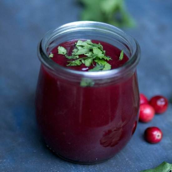 Cranberry Chutney - Recipe photo by thetomatotart