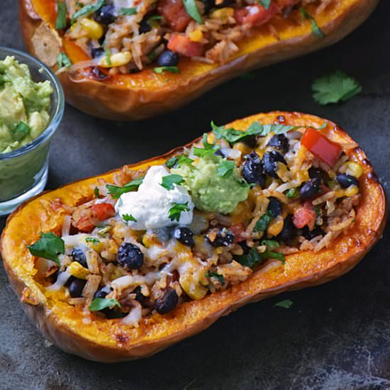 Stuffed Butternut Squash - Recipe photo by LifeTastesGood
