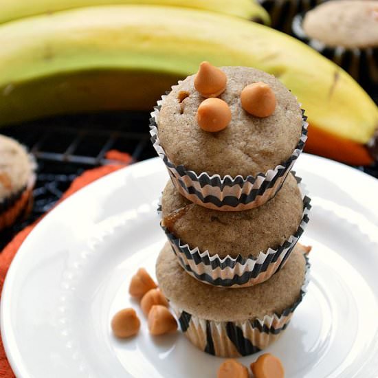Buckwheat Butterscotch Muffins - Recipe photo by Breezy Bakes