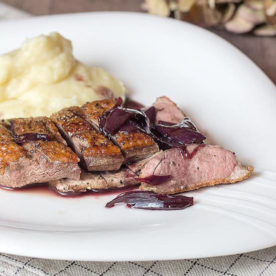Canard with Creme de Cassis - Recipe photo by stylish living