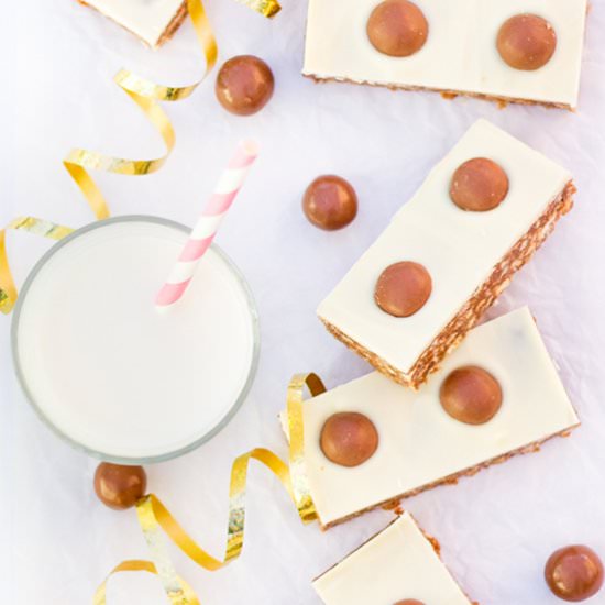 Malteser Slices - Recipe photo by KitchenMason
