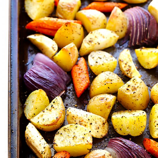 Roasted Root Vegetables - Recipe photo by gimme some oven