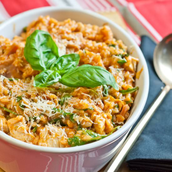Pizza Risotto – Low Fodmap - Recipe photo by Suzanneper