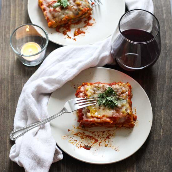 Homemade Lasagna with 3 Sauces - Recipe photo by thegirlonbloor