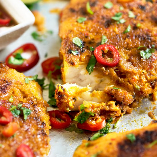 Malaysian Grilled Fish (Ikan Bakar) - Recipe photo by CuriousNut