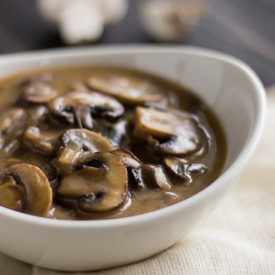 Mushroom Gravy - Recipe photo by brisketandbagels