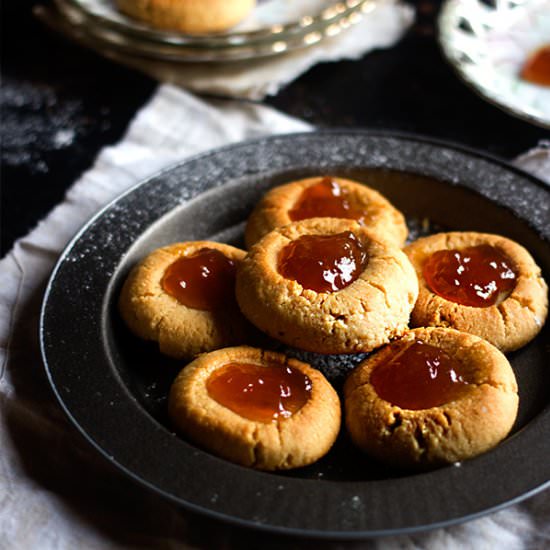 Almond and Apricot Thumbprints - Recipe photo by Aninas Recipes