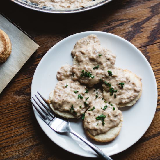 Savory Biscuits and Gravy - Recipe photo by thekentuckygent
