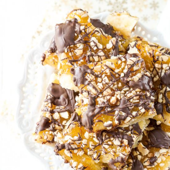 Cashew Orange Chocolate Squares - Recipe photo by fickrj5