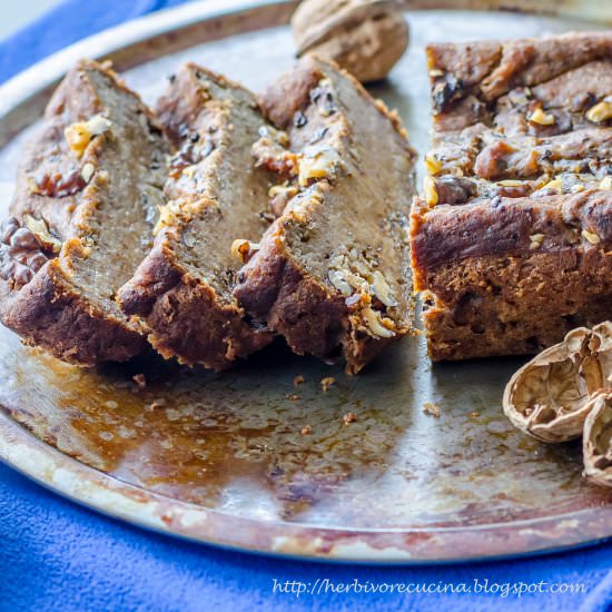 Whole Wheat Banana Walnut Bread - Recipe photo by Herbivore Cucina