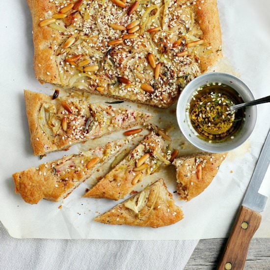 Spelt Foccacia - Recipe photo by happyheartedkitchen