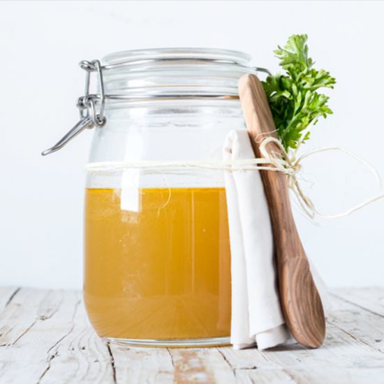 Vegetables Broth - Recipe photo by ahungryblog