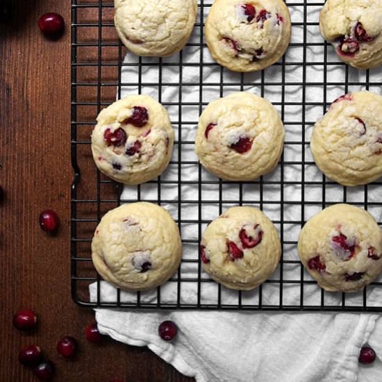 Cranberry Almond Cookies - Recipe photo by thekitchenpaper