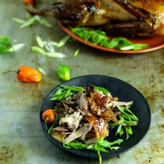 Crispy Roast Duck with Habanero Glaze - Recipe photo by nakedcuisine