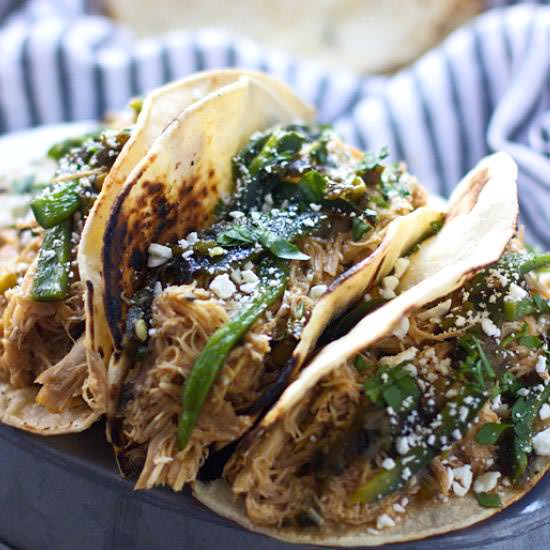 Honey Lime Chicken Tacos - Recipe photo by cookingforkeeps