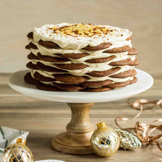 Gingersnap Icebox Cake - Recipe photo by brooklyn homemaker