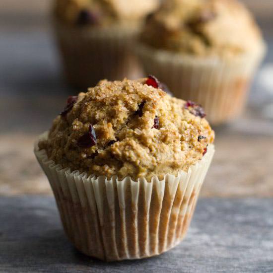 Whole Wheat Cranberry Muffin Mix - Recipe photo by wholefully
