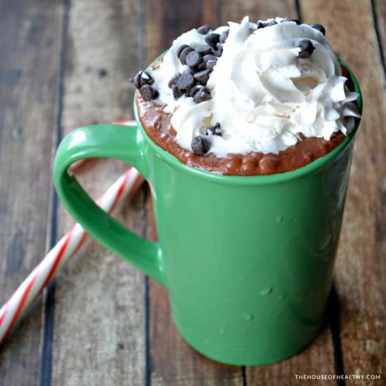 The Best Peppermint Mocha Latte - Recipe photo by houseofhealthy